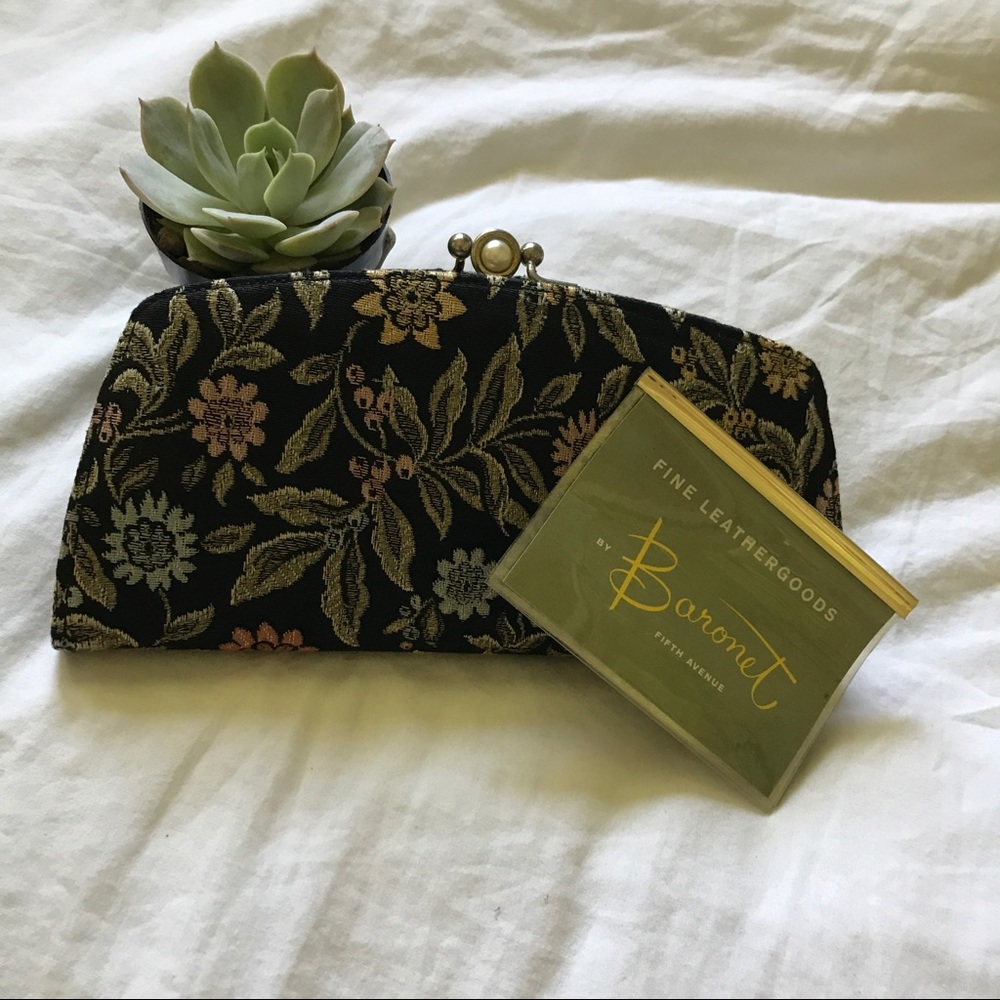 Vintage 60's Baronet Leather Wallet - NWT