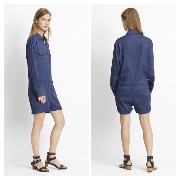 Vince Linen Romper - Picture 3 of 7