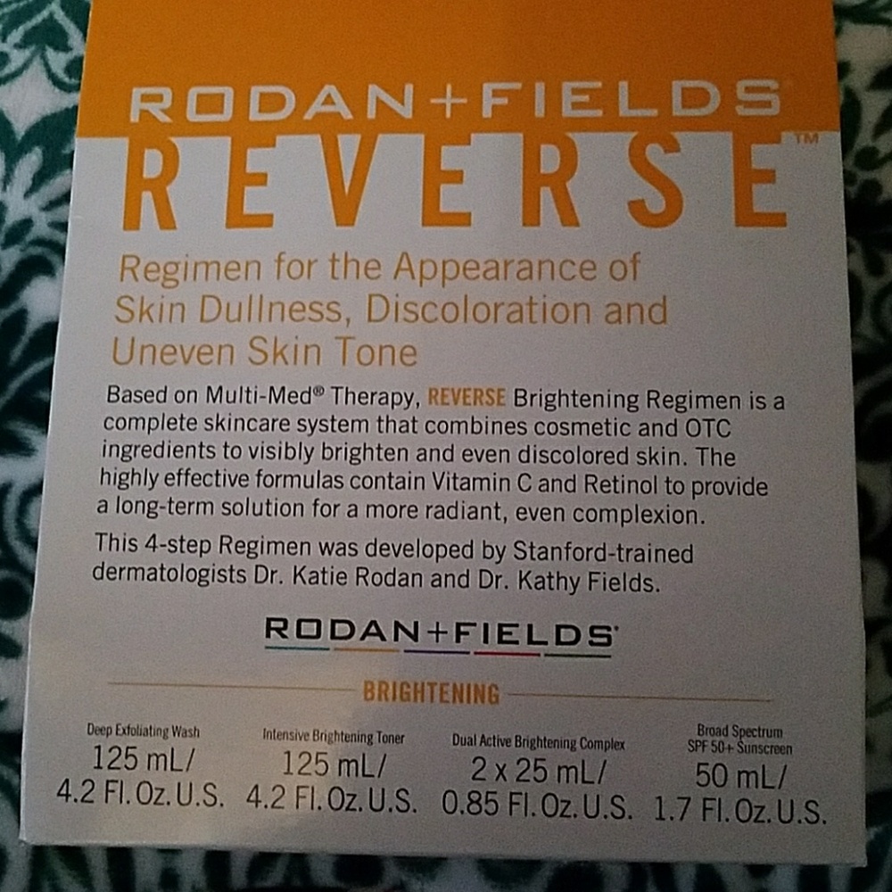 Rodan and Fields Reverse Regimen