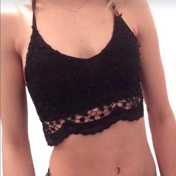 ✨Amazing lace crop top tank strappy festival boho - Picture 2 of 4