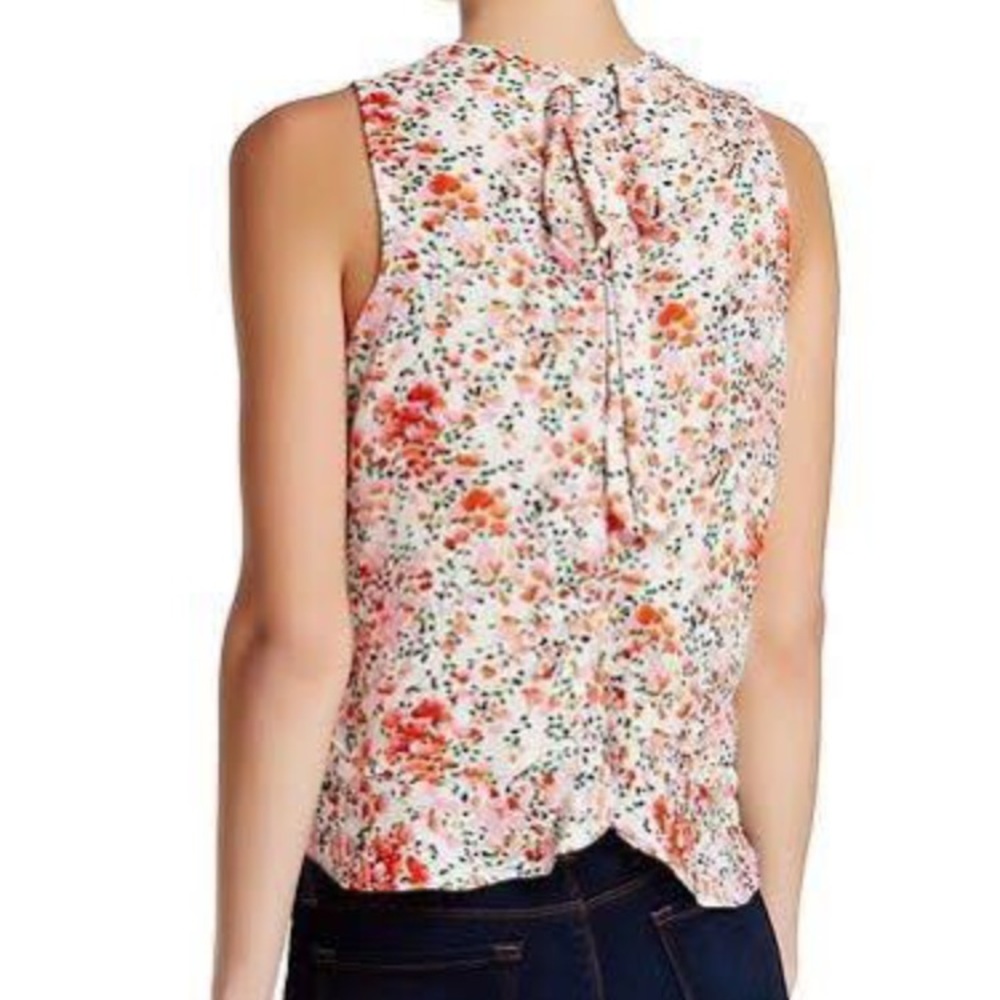 ๐โค๏ธHP!! Harlowe&Graham Floral BackTie Peplum Cami - Picture 3 of 8