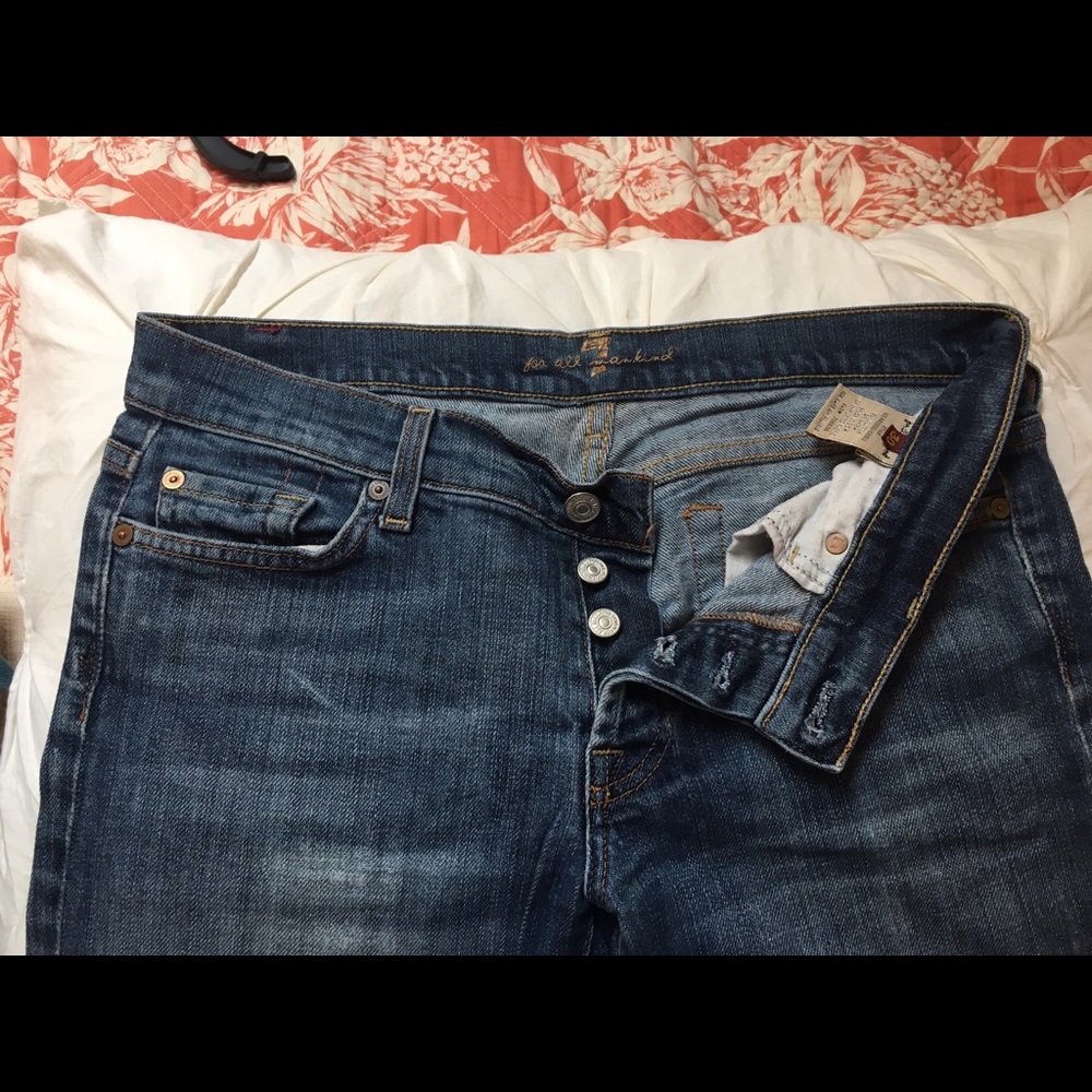 7 For All Mankind Boycut Jeans