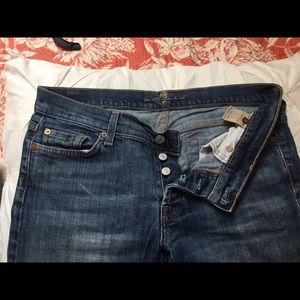 7 For All Mankind Boycut Jeans
