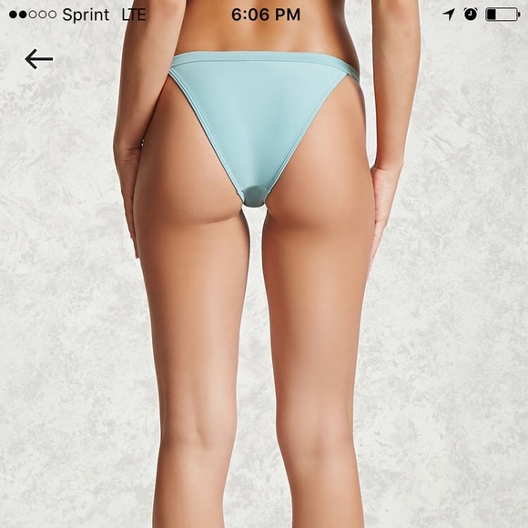 BNWT Teal Forever 21 cheeky bottom - Picture 2 of 4