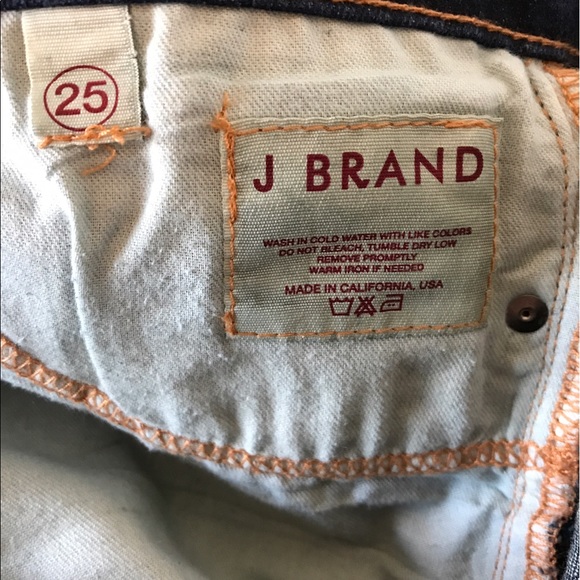J BRAND '914 The Cigarette' Stretch Jeans Ink 25 - Picture 4 of 7