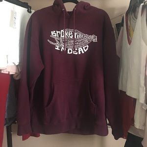 Burgundy Hoodie