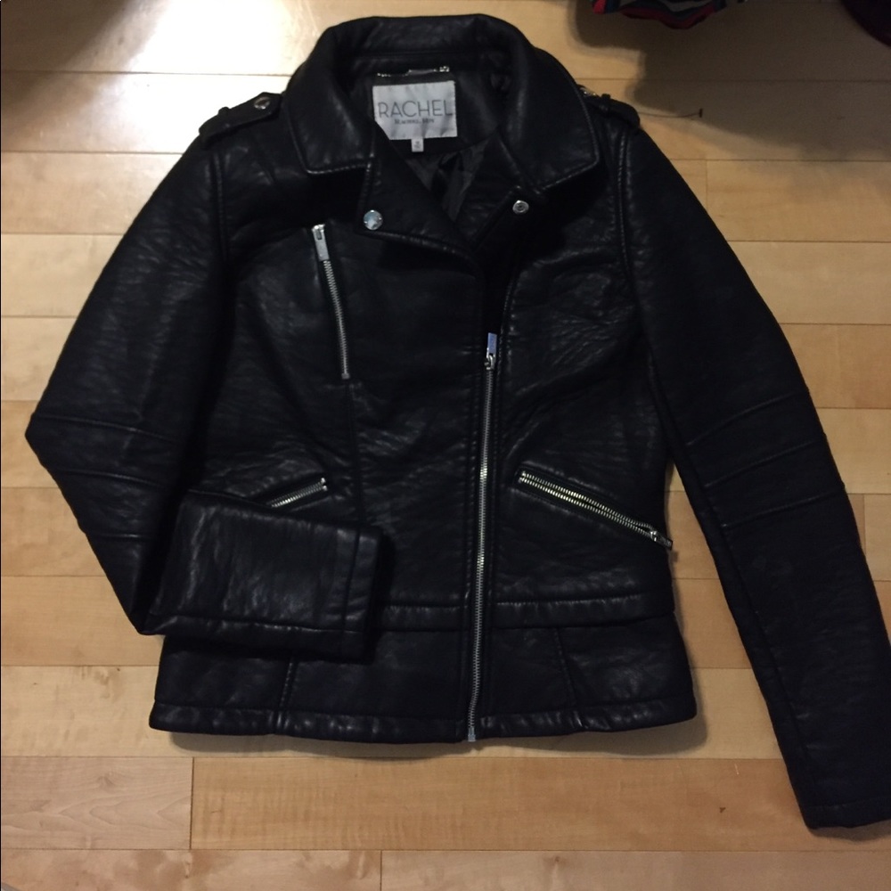 Rachel Roy Black Leather Jacket