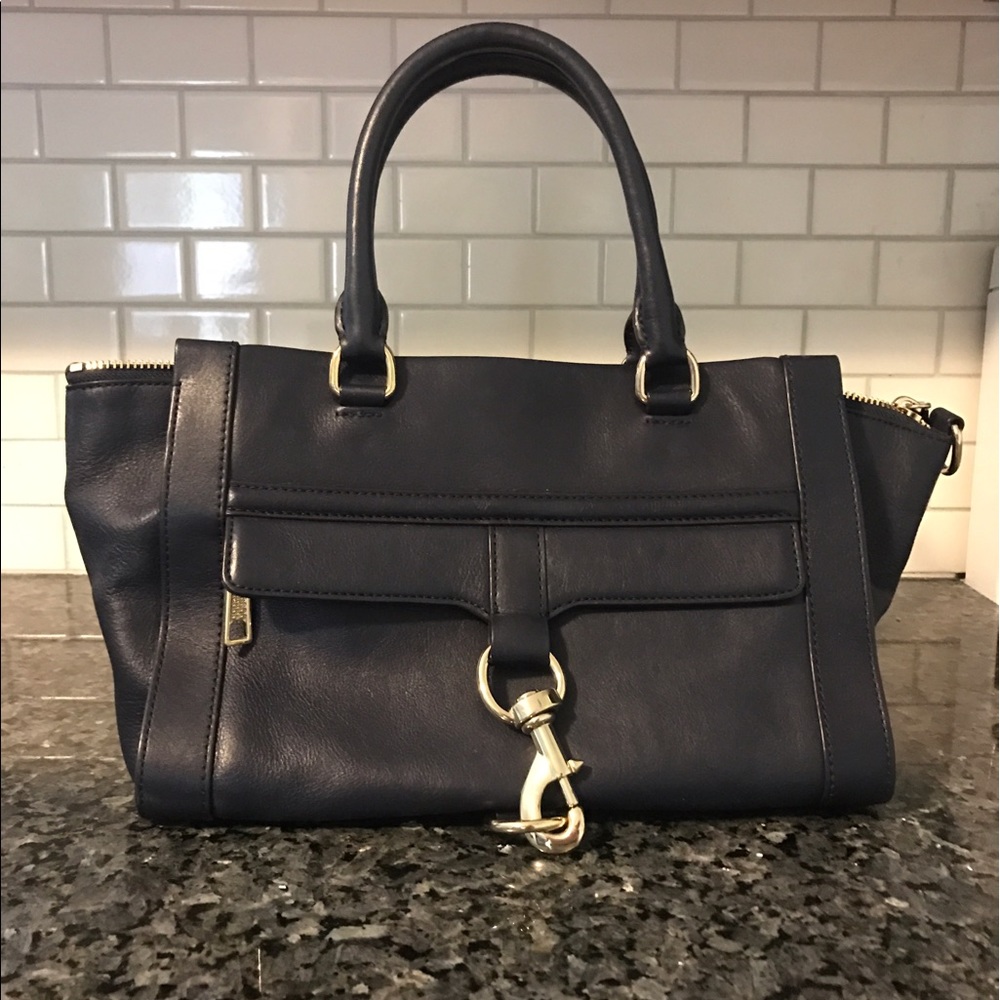 Rebecca Minkoff Navy Leather tote