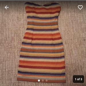 Hippie colorful woven dress