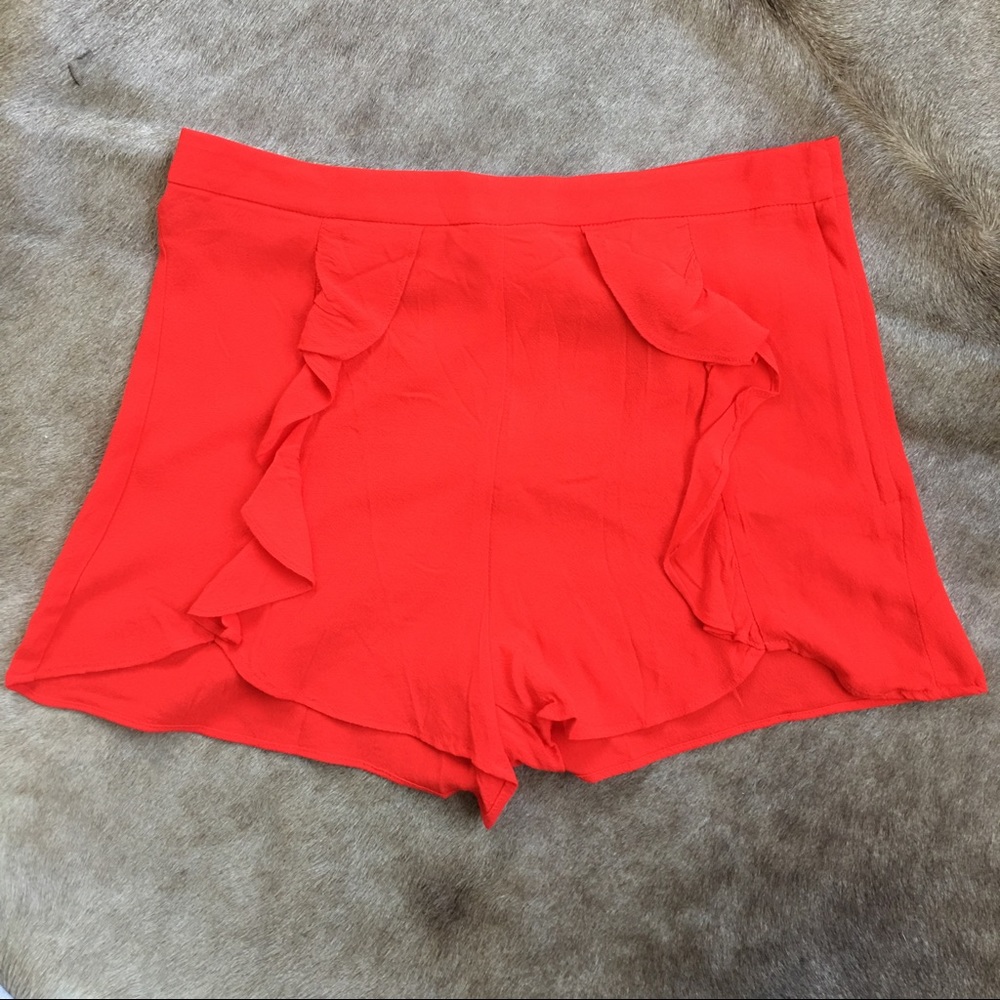 H&M Coral Fabric Shorts