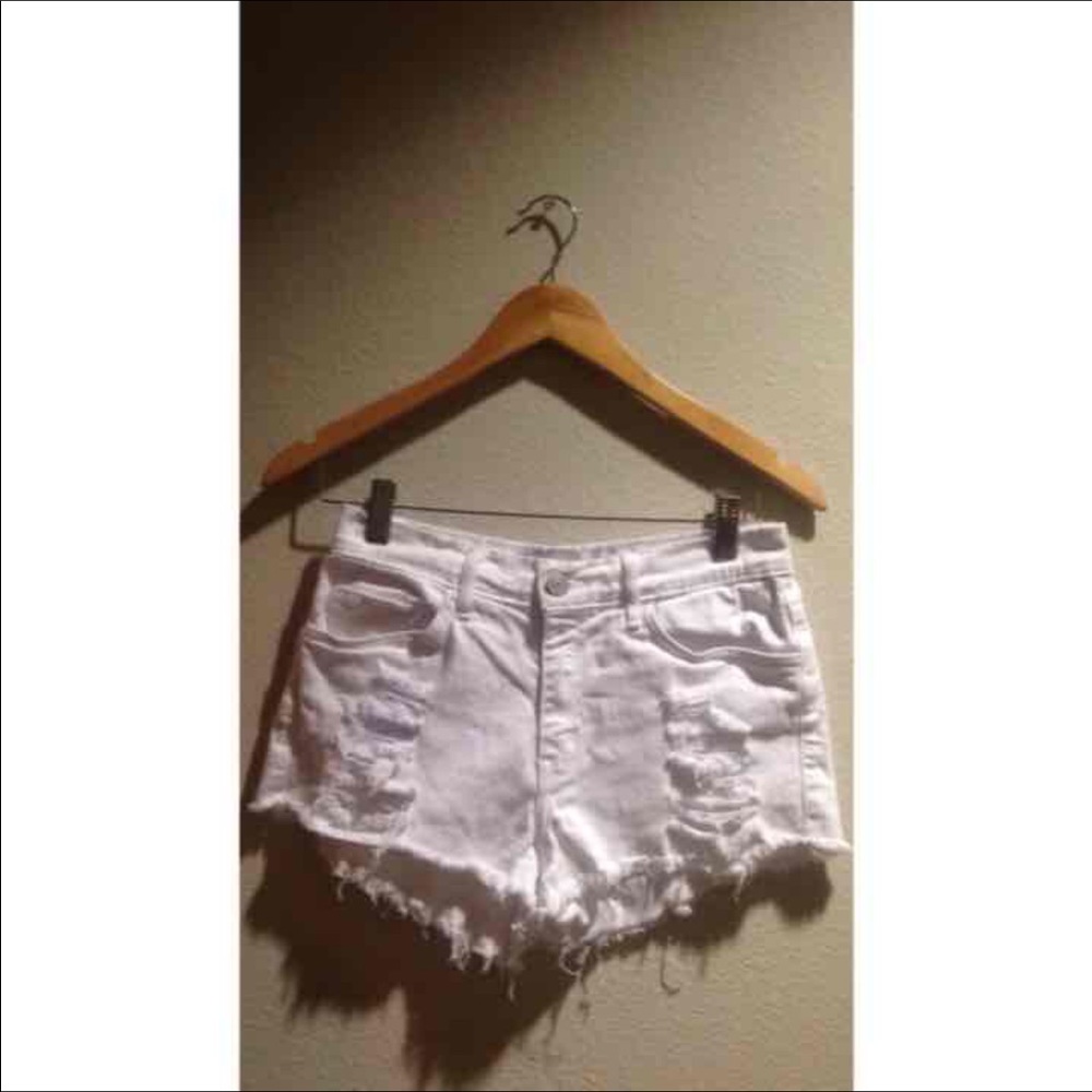 Summer white shorts