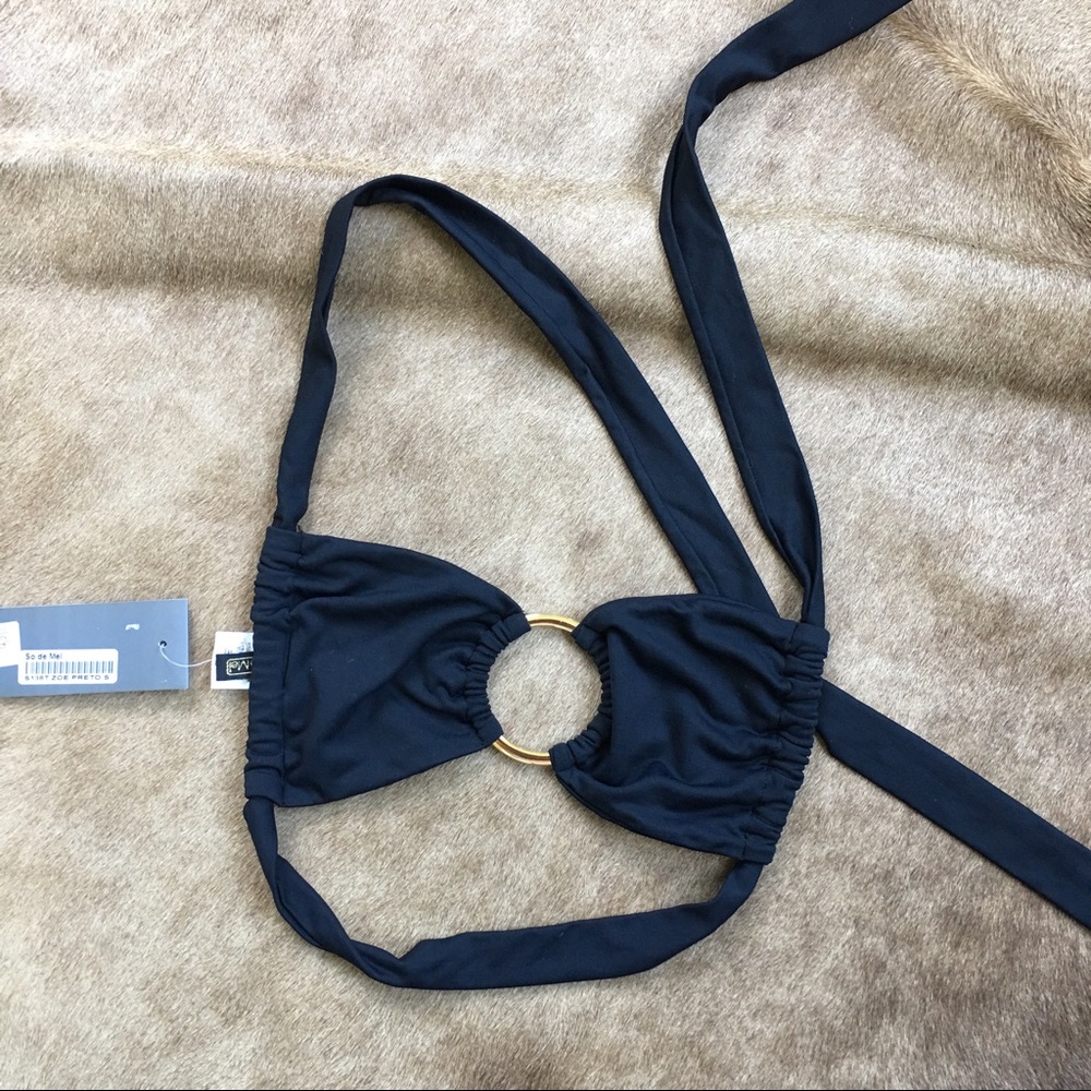 Sol De Mel Navy Bikini Top