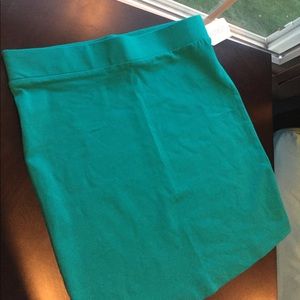 Forever 21 Turquoise Mini Skirt