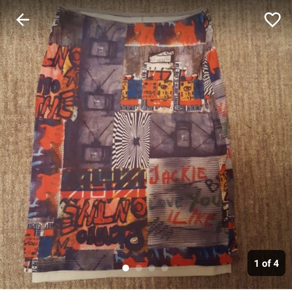 Funky graffiti  skirt