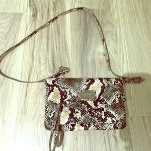 Nine West Snakeskin Covertible Crossbody