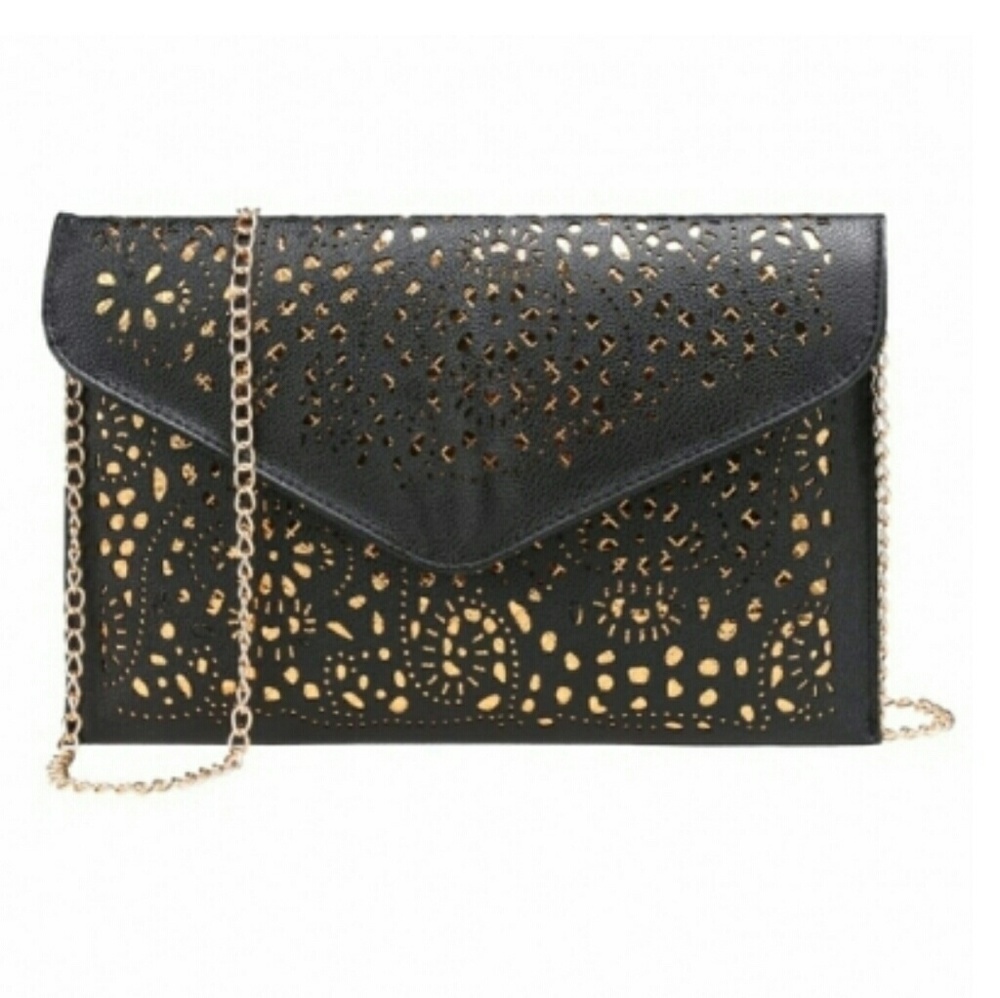 Black envelope bag