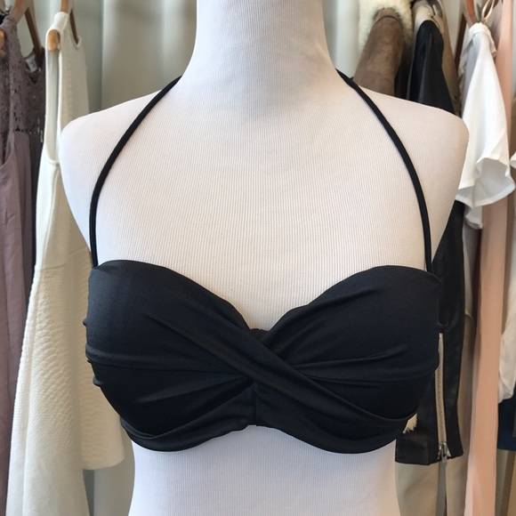 Victoria's Secret Other - Victoria's Secret black twist bandeau swim top