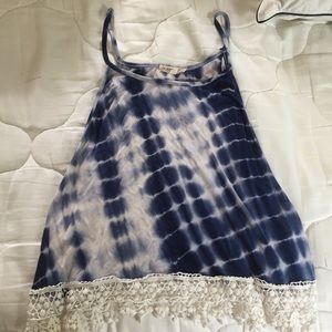 Love Culture low armpit cut tie dye tank