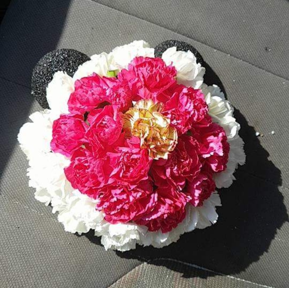 Custom made flower mickeys