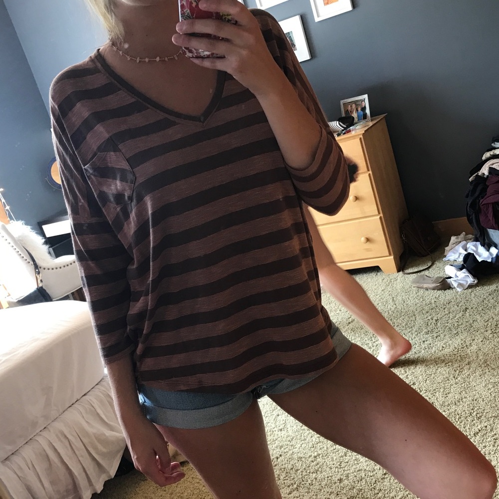Stripped boutique tee