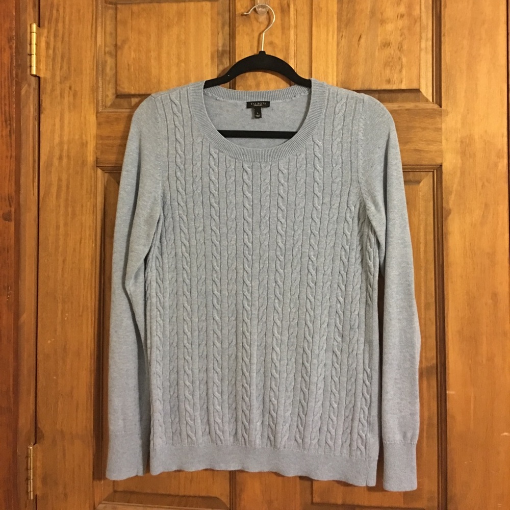 Blue cable knit Sweater