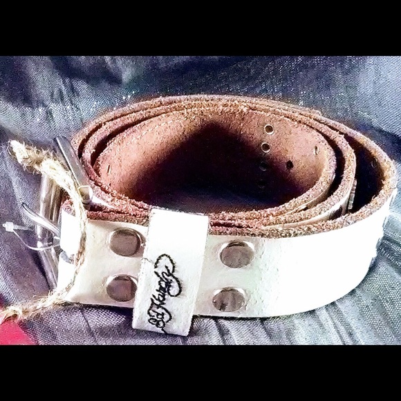 ED HARDY STUDDED BELT - Picture 2 of 7