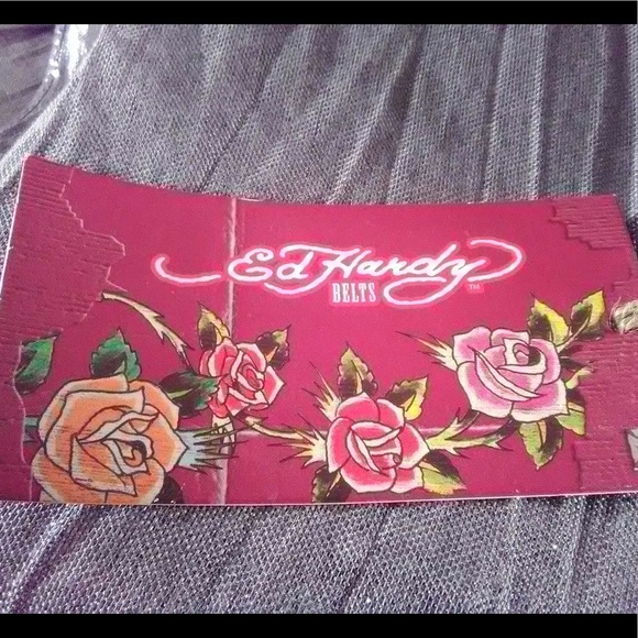 ED HARDY STUDDED BELT - Picture 7 of 7