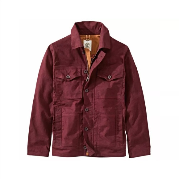 MEN'S TIMBERLAND MOUNT DAVIS WAXED CHORE COAT - Picture 2 of 5