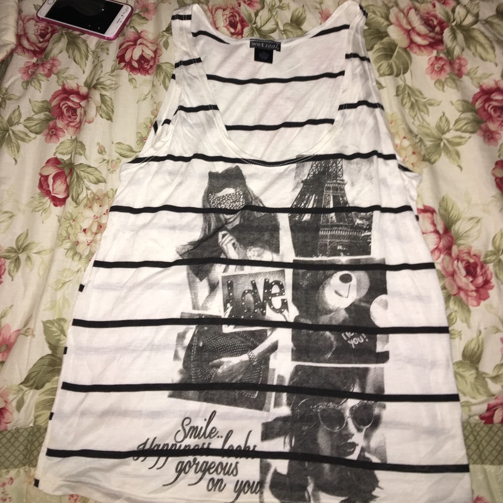 Wet Seal Graphic Tank top!!!