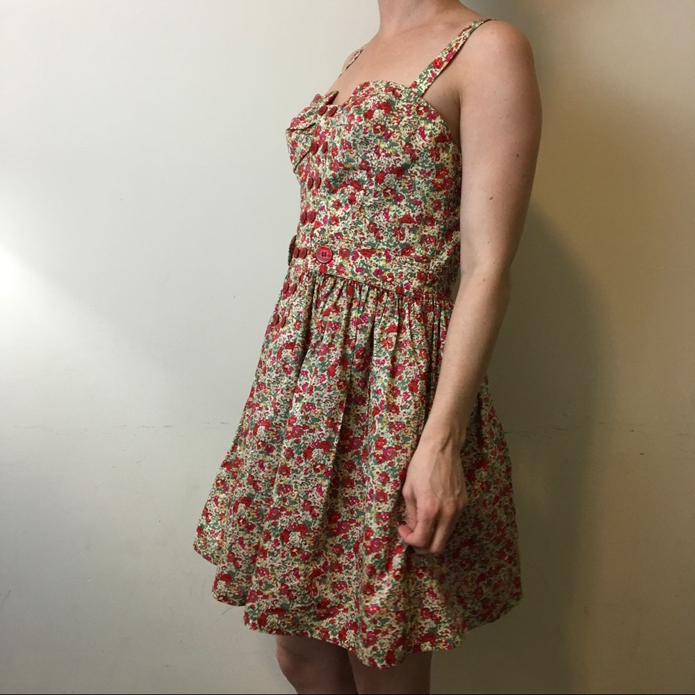 JILL Jill Stuart Floral Structured Midi Dress - Picture 3 of 4