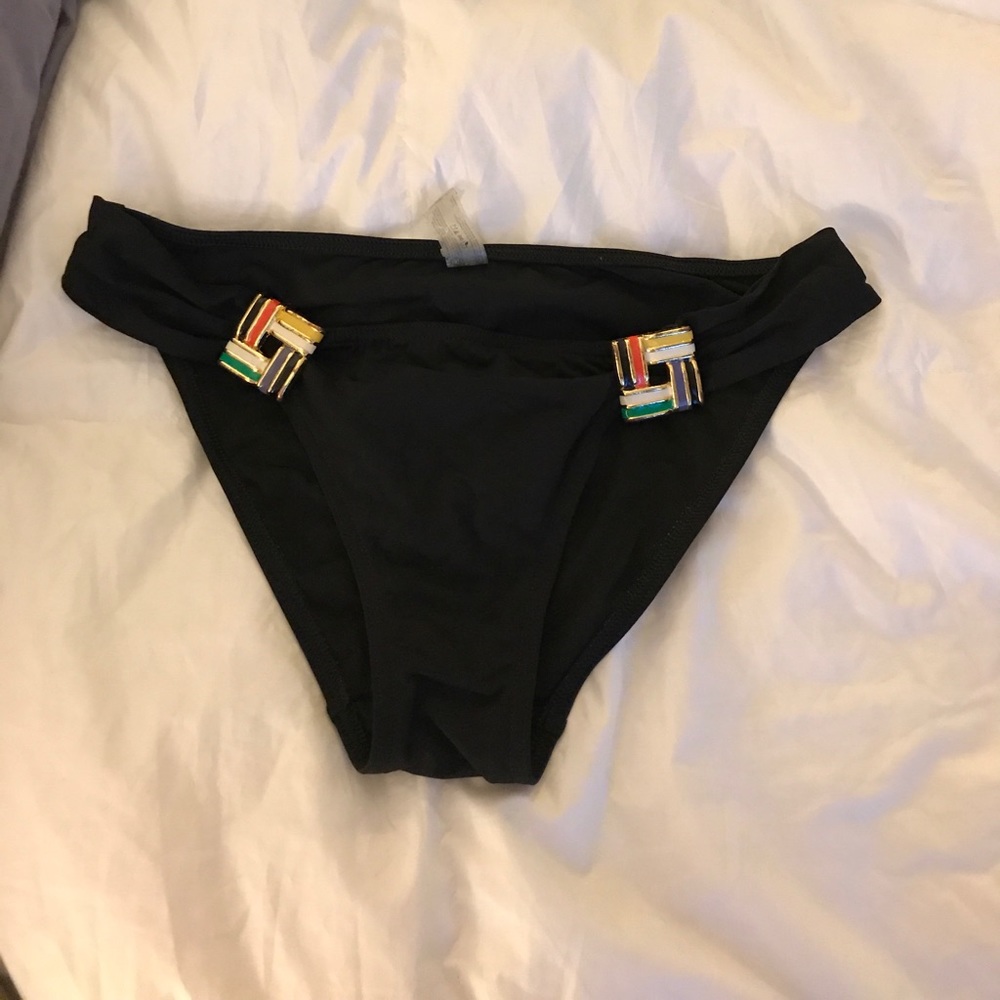 Black jewel Victoria's Secret bathing suit bottom