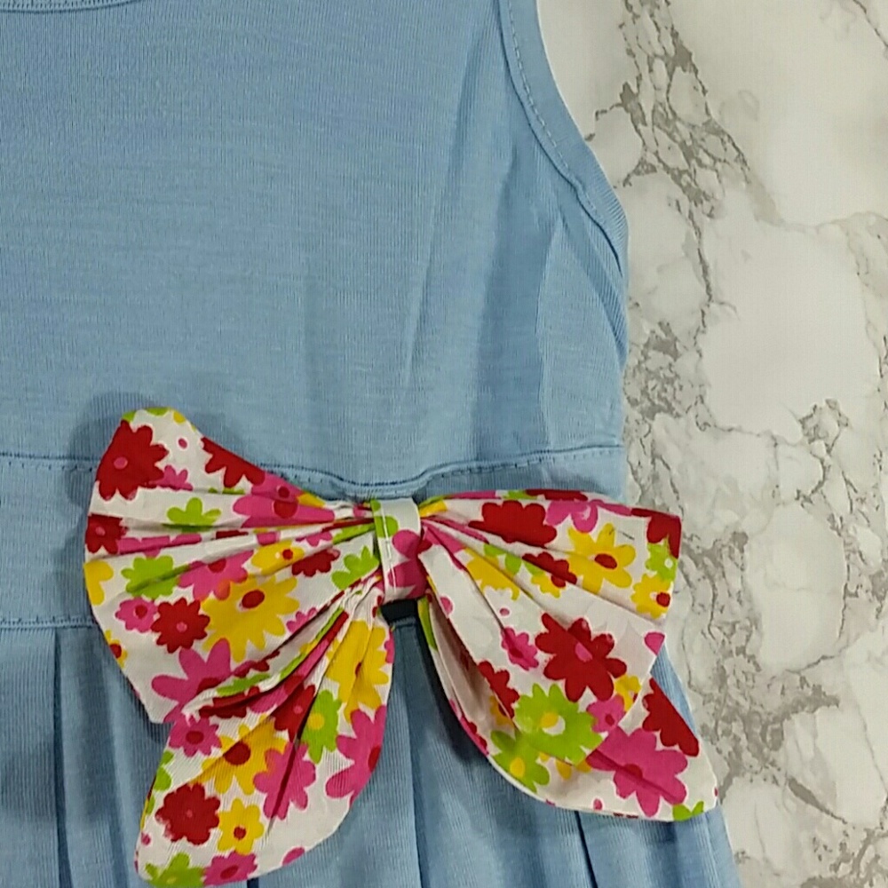 SALE***Light Blue Bow Dress. Kids :) - Picture 3 of 4