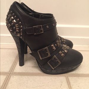 Studded Heels Booties