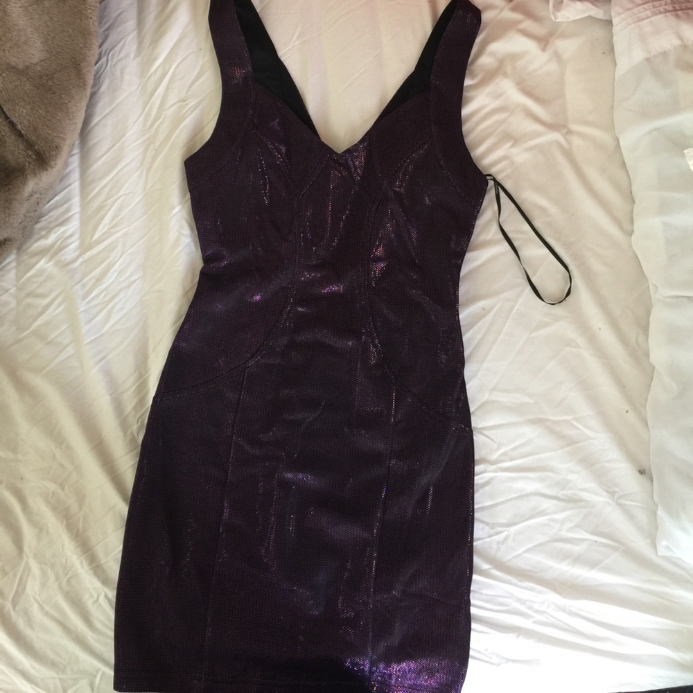 NWT Bodycon Purple Shimmery Dress
