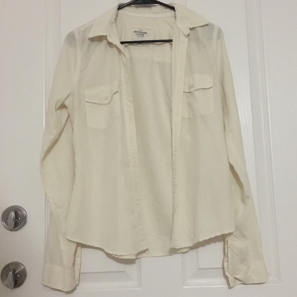 Abercrombie and fitch button up blouse