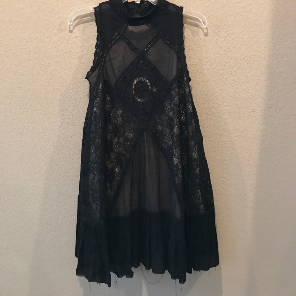 Free People Open-Back Dress