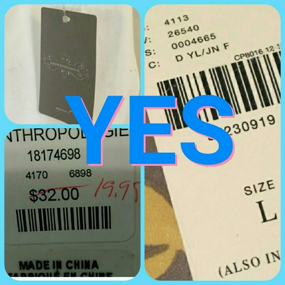 ⚡BEWARE⚡ 😲Fake Anthro Jewelry!⚡ - Picture 7 of 8