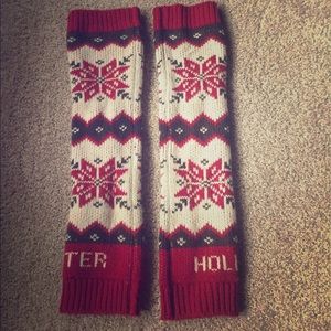 Hollister leg warmers