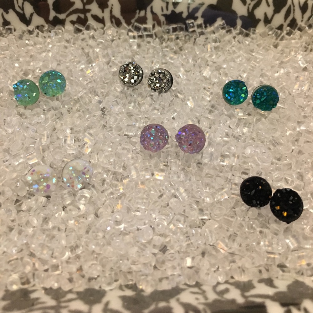 ✨2 for $8 Druzy Earrings- Stainless Steel