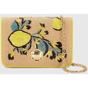 Draper James Lemon Pippa Bag NWOT