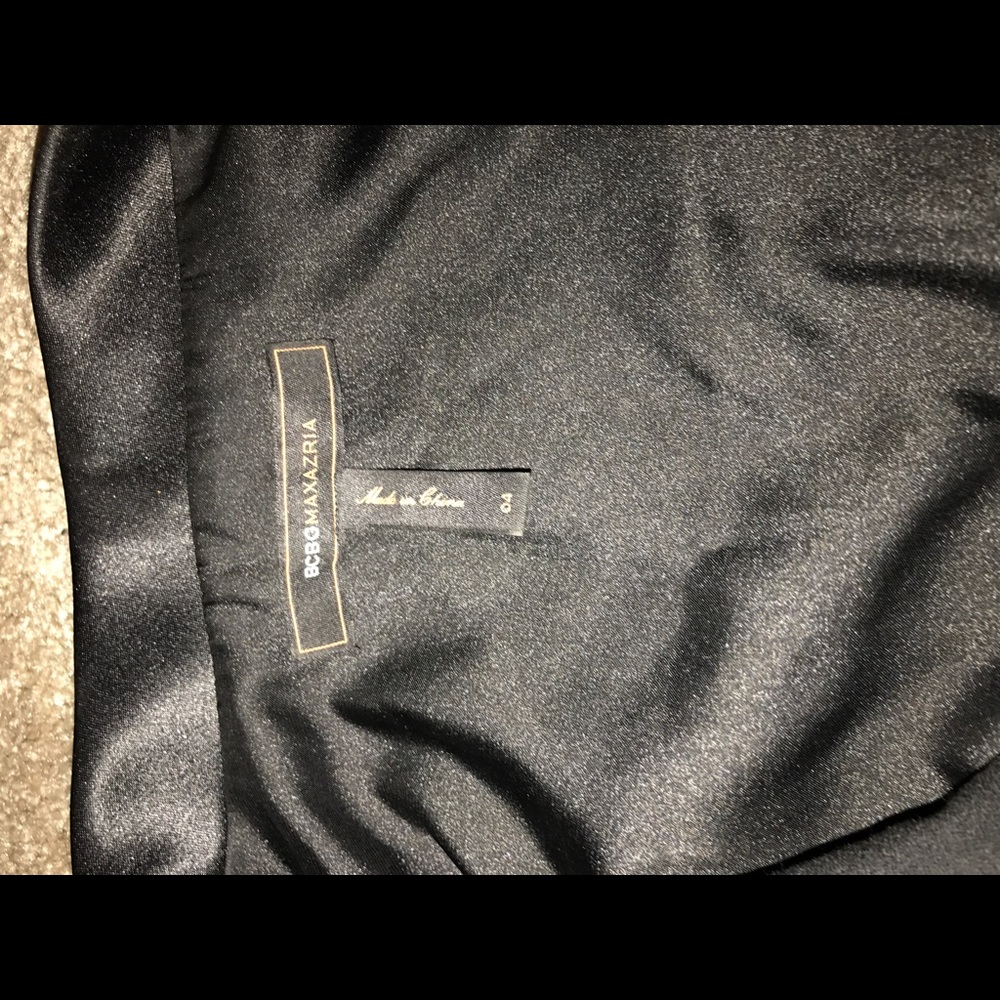 BCBG Black tuxedo dress sleeveless - Picture 4 of 4