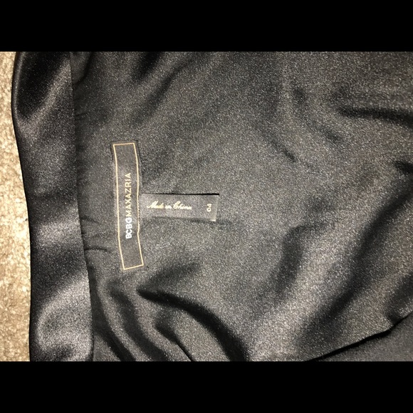 BCBG Black tuxedo dress sleeveless - Picture 4 of 4