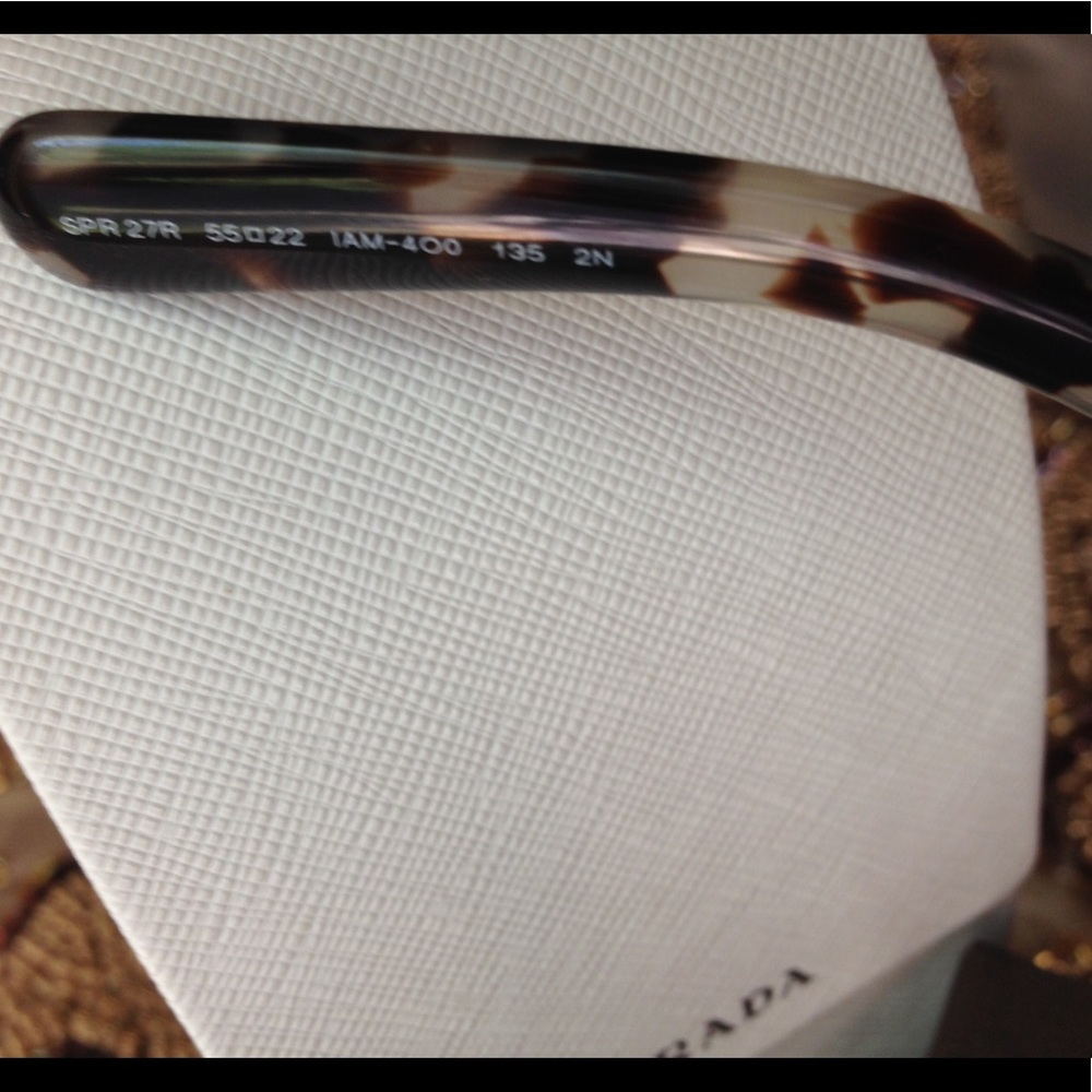 Prada Women's Raw Edition Baroque Wood Sunglasses - Picture 4 of 8