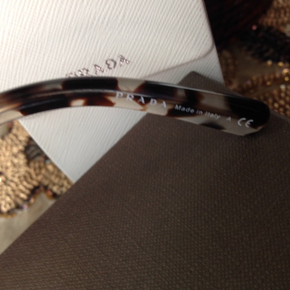 Prada Women's Raw Edition Baroque Wood Sunglasses - Picture 3 of 8