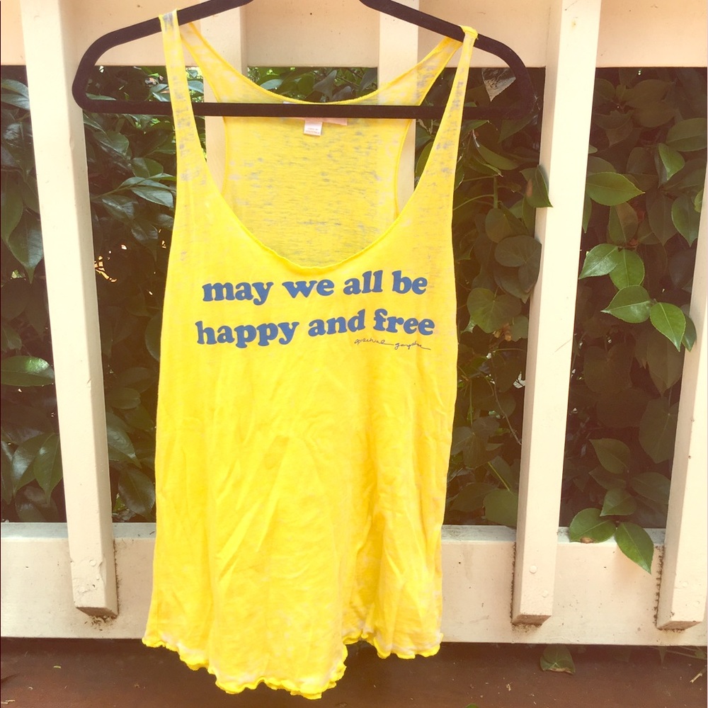 May We All Be Happy and Free SG Tank