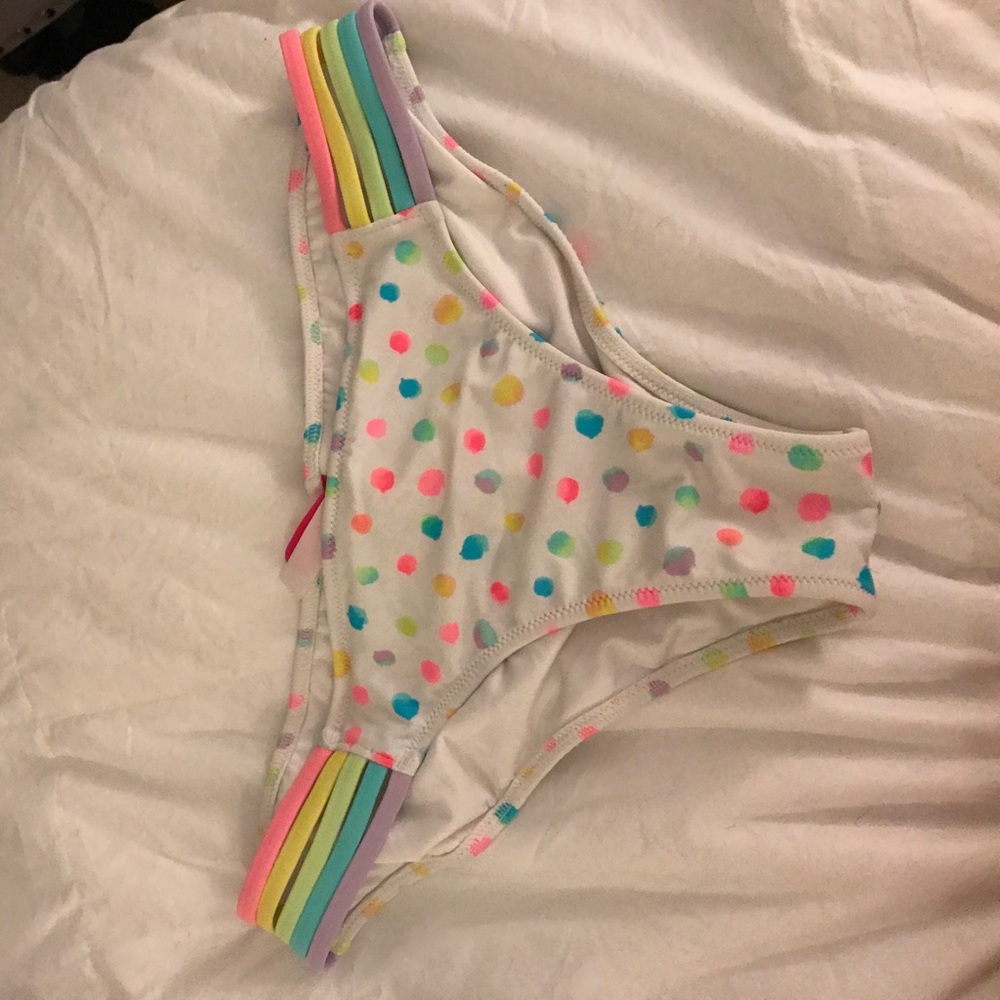 Victoria secret white bikini bottom