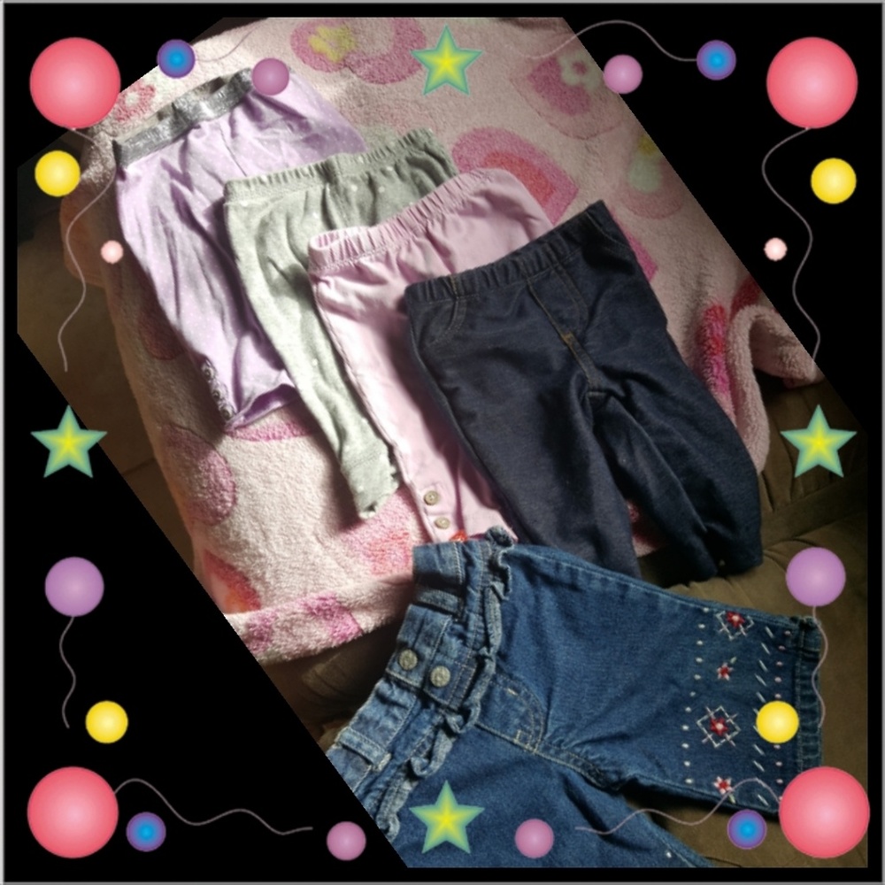 0-3 M Girls pants & Jeans