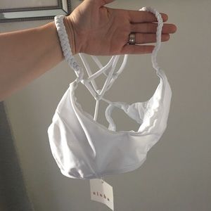 White posh pua bikini top