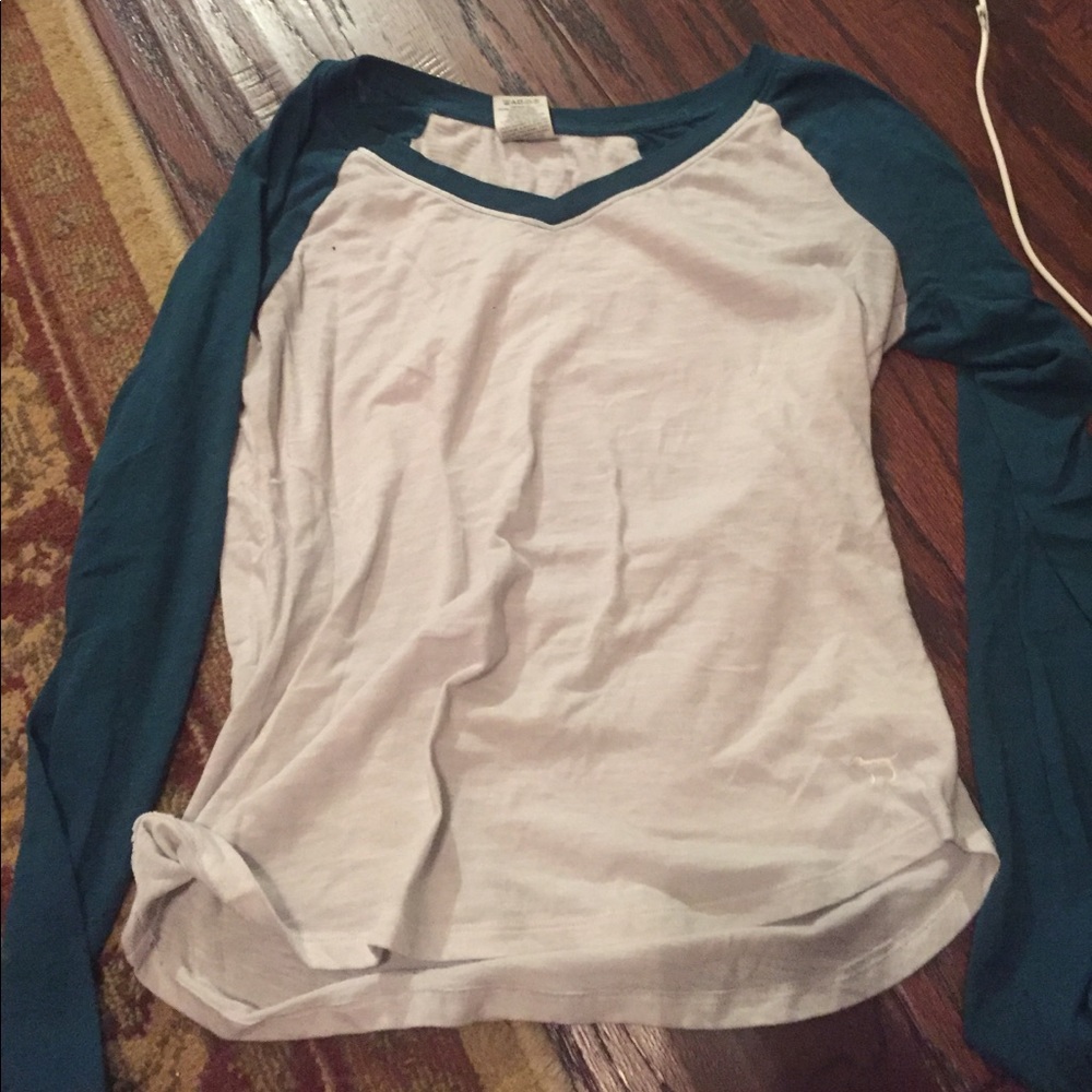 Turquoise and White Pink VS T-Shirt