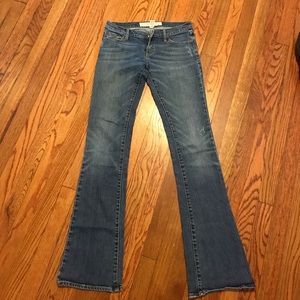 Long Abercrombie boot cut jeans